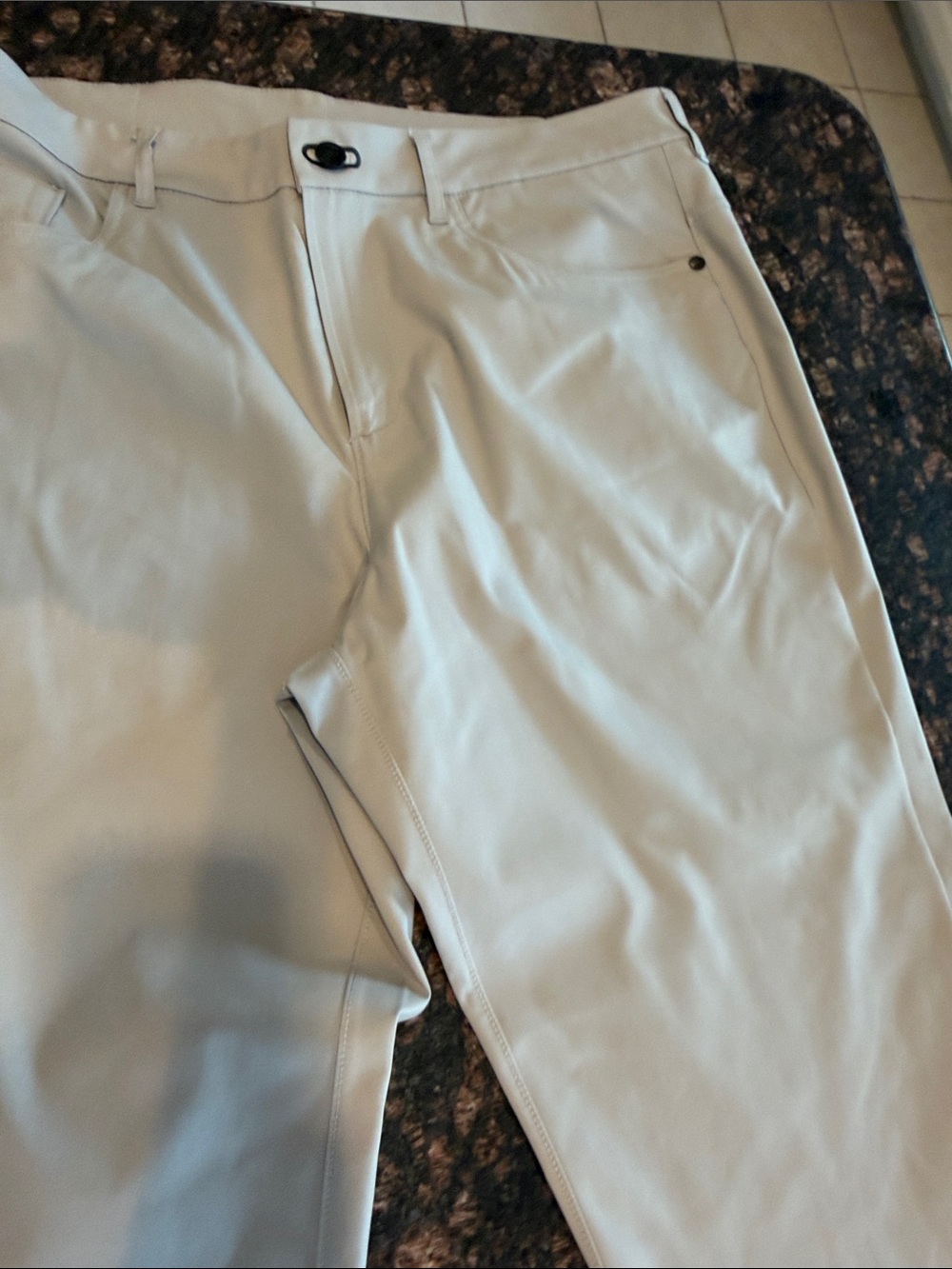 Public Rec performance pants
 in light Beige Stretch Casual Pants